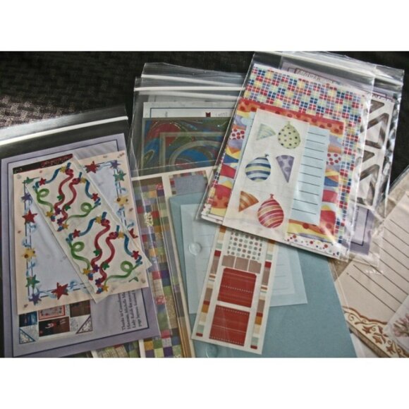Lot of 28  Creative Memories TTY Page Completion Kits, Stickers, etc ALL NIP - Picture 7 of 8
